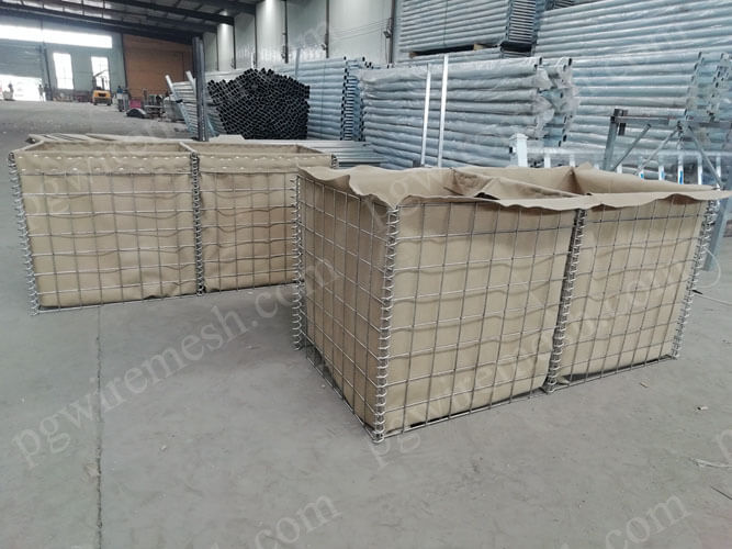 Zinc-alunimum coated hesco barrier mil2, mil5 multi-cellular defensive ...